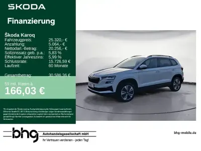 Gebraucht Skoda Karoq Selection 150 PS (110 kW) 2023 Weiß SUV