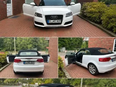 Gebraucht Audi A3 Cabriolet Comfort 140 PS (102 kW) 2008 Weiß Cabrio