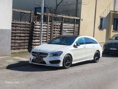 Gebraucht Mercedes CLA180 Shooting Brake AMG line 122 PS (89 kW) 2015 Weiß Kombi