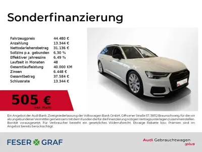 Gebraucht Audi S6 Sport 344 PS (253 kW) 2023 Gletscherweiß metallic Kombi