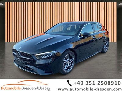Schwarz schwarz (metallic) Gebraucht 2024 Mercedes A200 AMG Limousine | 29.980 € (Guter Preis)