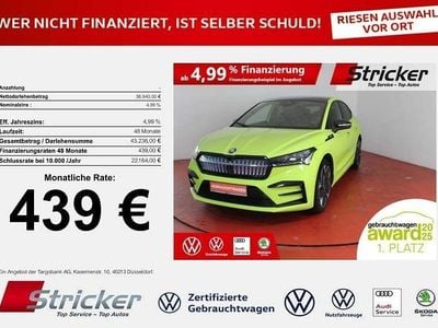 Mambagrün Gebraucht 2023 Skoda Enyaq iV RS SUV | 36.939 € (Superpreis)