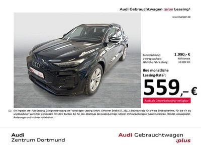 Mythosschwarz metallic Gebraucht 2025 Audi Q6 e-tron Advanced SUV | 62.811 € (Guter Preis)