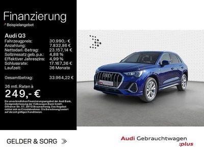 Gebraucht Audi Q3 Business 150 PS (110 kW) 2023 Navarrablau metallic SUV
