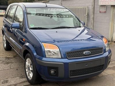 Gebraucht Ford Fusion Style 80 PS (58 kW) 2009 Blau Kleinwagen