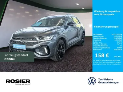 Gebraucht VW T-Roc R-line 150 PS (110 kW) 2023 Grau / indiumgrau SUV