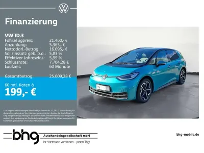 Gebraucht VW ID.3 Pro 150 kW (204 PS) 2021 Grün Kleinwagen