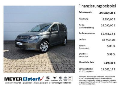 Neu VW Caddy 116 PS (85 kW) 2026 Grau Van / Kleinbus