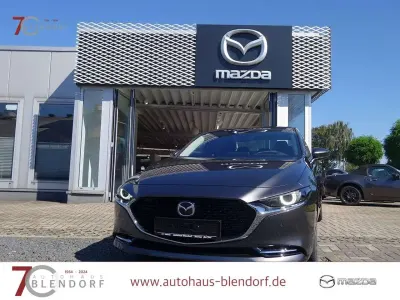 Neu Mazda 3 Exclusive-Line 140 PS (102 kW) 2025 Machine gray Limousine