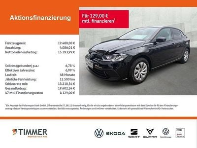 Gebraucht VW Polo Life 95 PS (69 kW) 2025 Schwarz Kleinwagen
