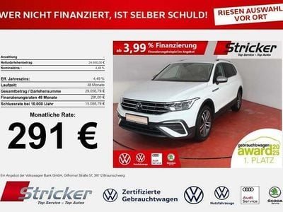 Gebraucht VW Tiguan Allspace Life 150 PS (110 kW) 2022 Pure white SUV