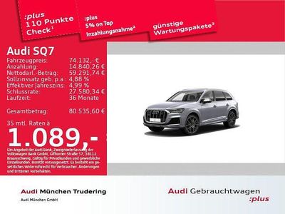 Silber Gebraucht 2020 Audi SQ7 Sport SUV | 74.132 € (Teuer)