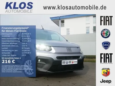 Neu Fiat Doblò 131 PS (96 kW) 2026 Grau Van / Kleinbus