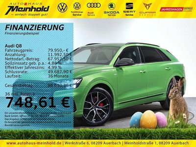 Gebraucht Audi Q8 Competition 286 PS (210 kW) 2023 Individuallackierungen javagrü SUV