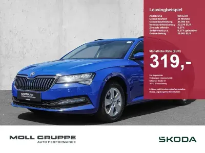 Gebraucht Skoda Superb Ambition 150 PS (110 kW) 2022 Energyblau Kombi