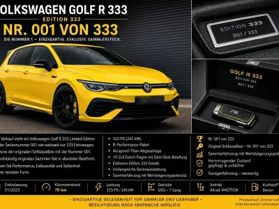 Gebraucht VW Golf VIII Edition 333 PS (244 kW) 2023 Gelb Kleinwagen