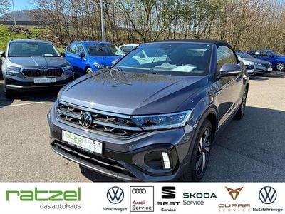 Gebraucht VW T-Roc Cabriolet R-line 150 PS (110 kW) 2022 Grau Cabrio