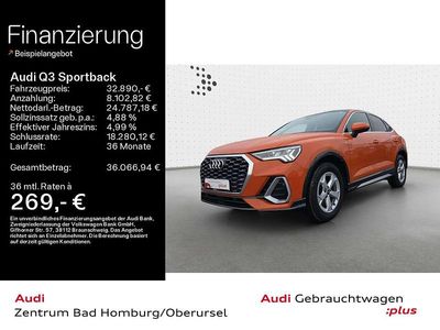 Gebraucht Audi Q3 S-Line 150 PS (110 kW) 2023 Pulsorange SUV