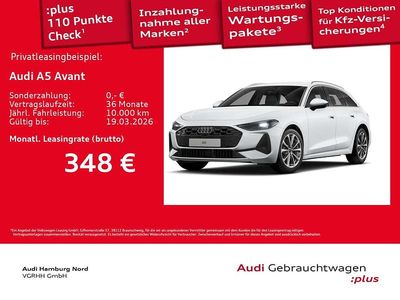 Gebraucht Audi A5 Sport 204 PS (150 kW) 2025 2y gletscherweiß metallic Kombi