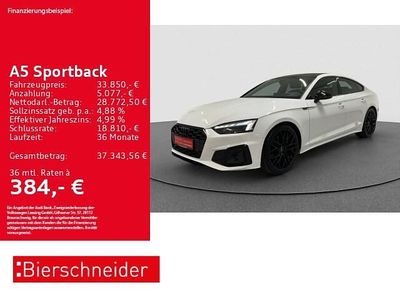 Gebraucht Audi A5 Sportback Competition 204 PS (150 kW) 2022 Weiss Kleinwagen
