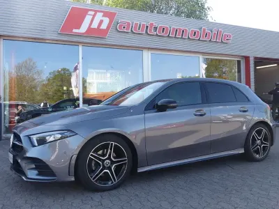 Second-hand Mercedes A200 AMG line 163 CP (119 kW) 2022 Gri Berlinǎ