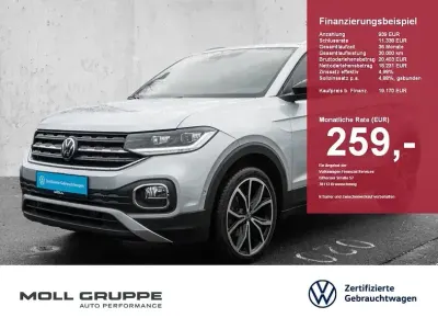Gebraucht VW T-Cross Style 110 PS (80 kW) 2022 Reflexsilber (metallic) SUV