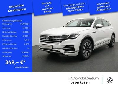 Gebraucht VW Touareg Atmosphere 381 PS (280 kW) 2021 Schwarz / pure white (metallic) SUV