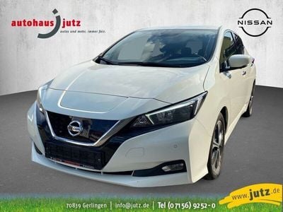 Gebraucht Nissan Leaf N-Connecta 110 kW (150 PS) 2021 Weiß Kleinwagen
