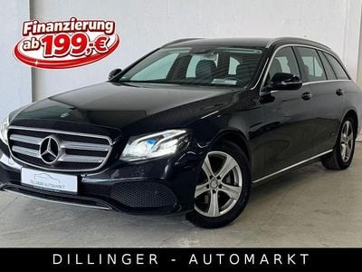 Usata Mercedes E220 Avantgarde 194 CV (142 kW) 2017 Nero Station wagon