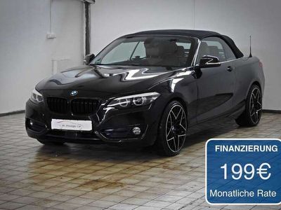 gebraucht BMW 218 d Cabrio Luxury Line Aut. Navi Leder LED