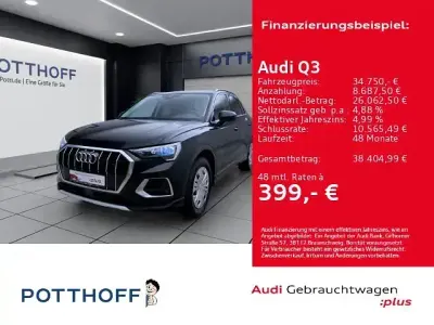 Gebraucht Audi Q3 Advanced 150 PS (110 kW) 2025 Mythosschwarz metallic SUV