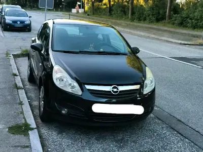 Gebraucht Opel Corsa 60 PS (44 kW) 2007 Schwarz Kleinwagen