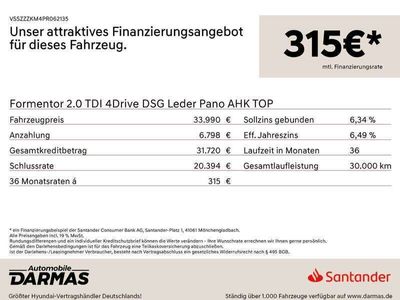 gebraucht Cupra Formentor 2.0 TDI 4Drive DSG Leder Pano AHK TOP