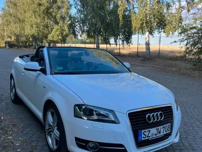 Gebraucht Audi A3 Cabriolet S-Line 140 PS (102 kW) 2011 Weiß Cabrio