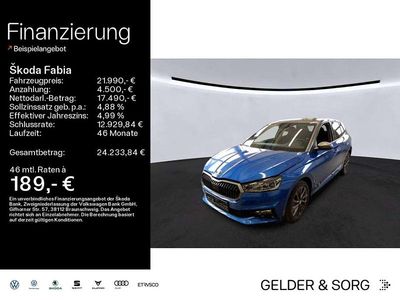 Gebraucht Skoda Fabia Style 150 PS (110 kW) 2023 Raceblau metallic Kleinwagen