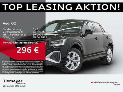 Gebraucht Audi Q2 S-Line 150 PS (110 kW) 2024 Mythosschwarz metallic SUV