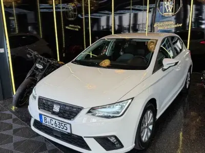 Brugt Seat Ibiza Style 95 HK (69 kW) 2019 Hvid Hatchback