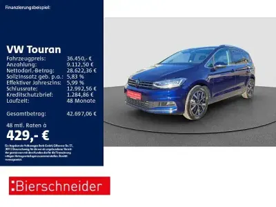 Usata VW Touran Highline 150 CV (110 kW) 2025 Blu Monovolume