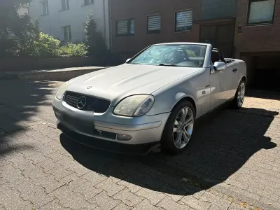 Gebraucht Mercedes SLK200 136 PS (100 kW) 1998 Silber Cabrio