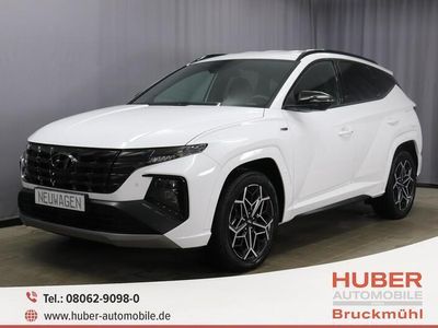 gebraucht Hyundai Tucson N-Line 1.6 T-GDi 169kW DCT Hybrid, Klimaautomatik, Sitzheizung, Navigationssystem, AppleCarPlay&Android Auto, Radio DAB, Rückfahrkamera, eCall Notrufsystem, Shift by Wire, 19" Leichtmetallfelgen, uvm.