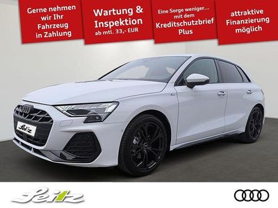 Neu Audi A3 S-Line 150 PS (110 kW) 2025 Gletscherweiss metallic Limousine