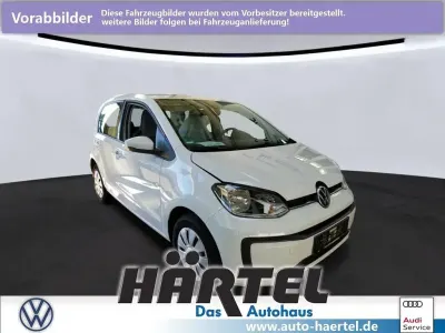 Gebraucht VW up! move up! 65 PS (47 kW) 2023 Pure white, solid Kleinwagen