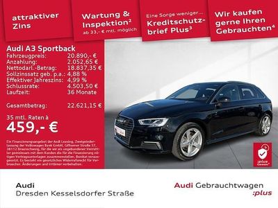 Gebraucht Audi A3 Sportback e-tron Sport 204 PS (150 kW) 2020 Brillantschwarz Kleinwagen