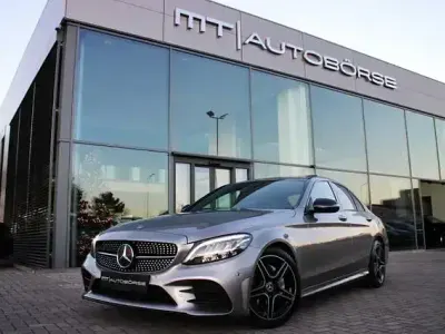 Gebraucht Mercedes C220 AMG line 194 PS (142 kW) 2019 Silber Limousine