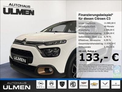 Gebraucht Citroën C3 Touch 82 PS (60 kW) 2023 Weiss Kleinwagen