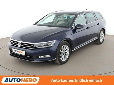 Gebraucht VW Passat Highline 190 PS (139 kW) 2015 Blau Kombi