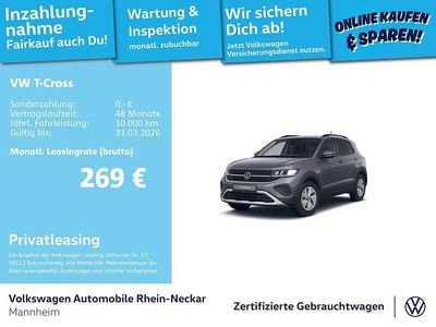Grau Gebraucht 2024 VW T-Cross Life SUV | 24.991 € (Guter Preis)