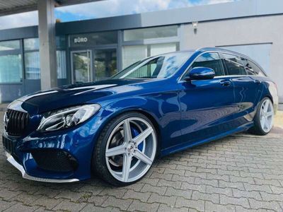 gebraucht Mercedes C200 C300d Kombi GTronic Plus/AMG/20"/GARANTIE/AHK