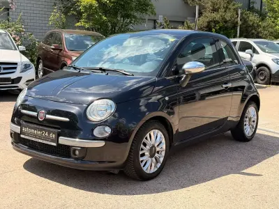 Gebraucht Fiat 500 Lounge 86 PS (63 kW) 2015 Schwarz Kleinwagen