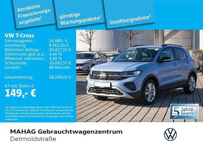 Clear blue metallic Gebraucht 2025 VW T-Cross Goal SUV | 24.980 € (Fairer Preis)